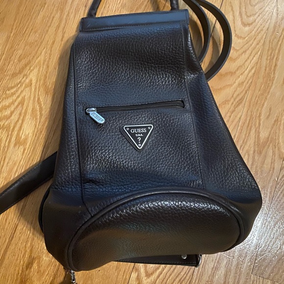 Guess Handbags - Vintage GUESS Dark Brown Backpack